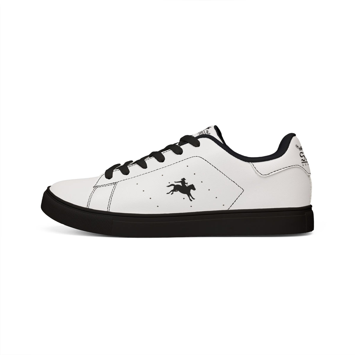 OUTBACK Women’s Black/White Leather Sneakers