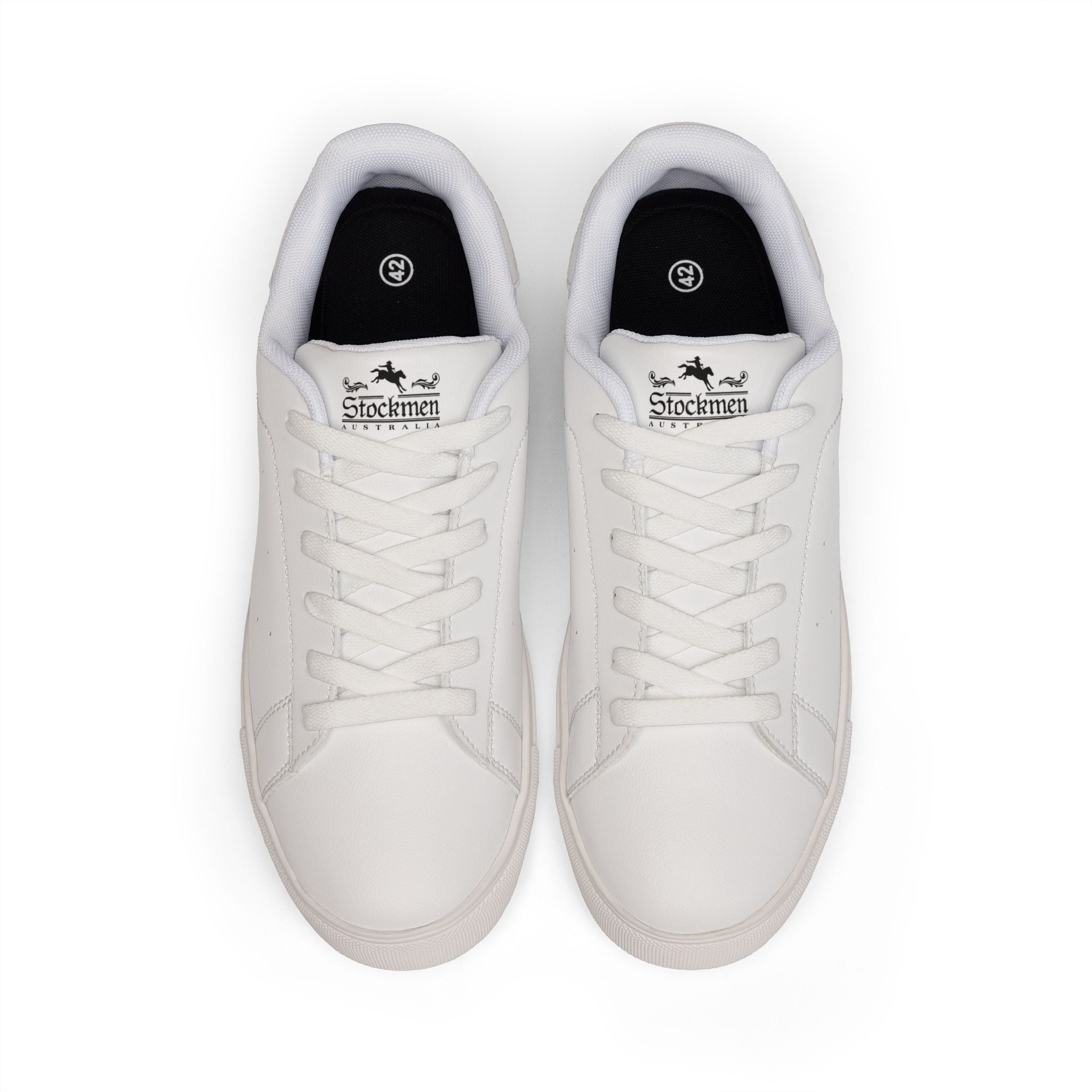 OUTBACK Women’s White Low-Top Leather Sneakers