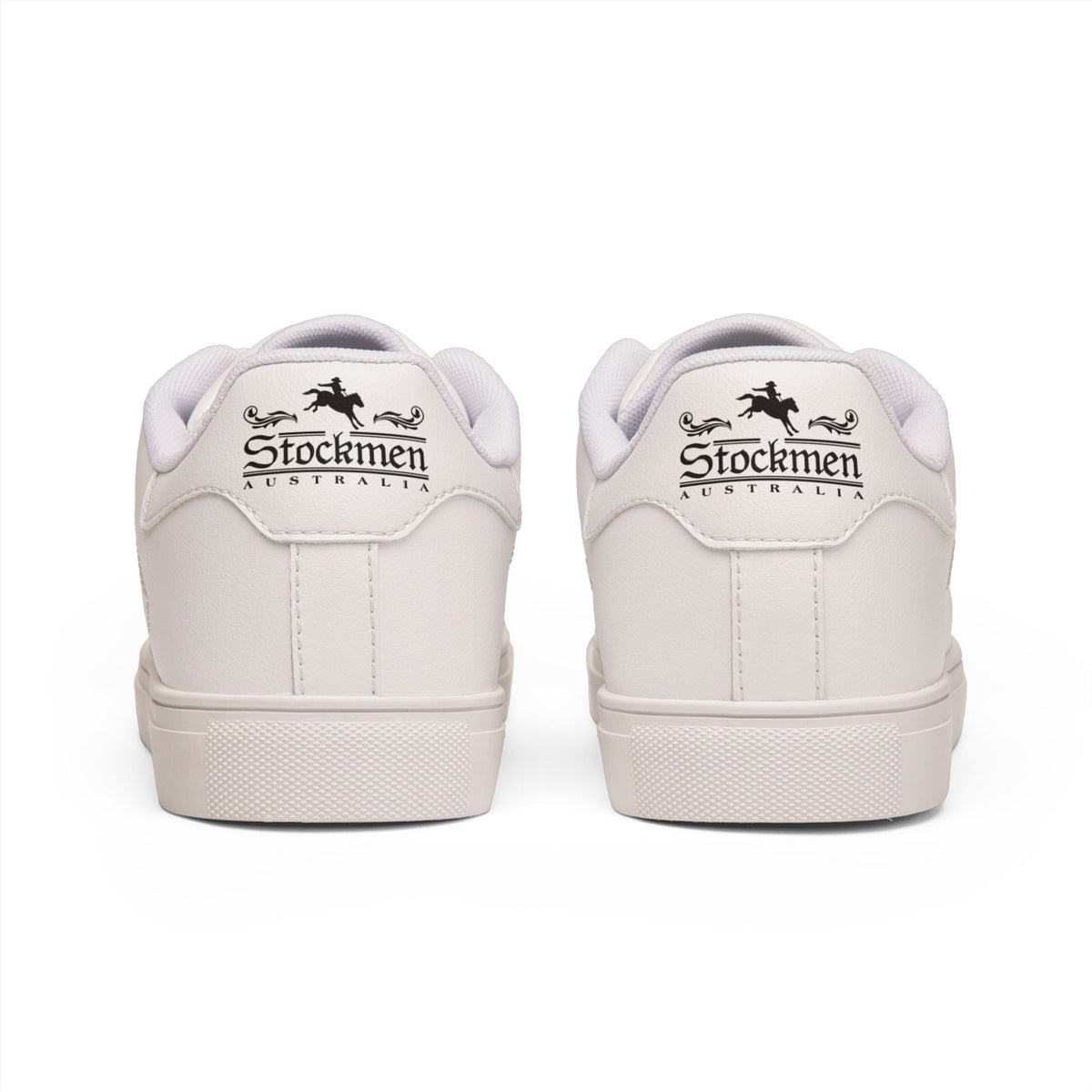 OUTBACK Men's White Leather Sneakers